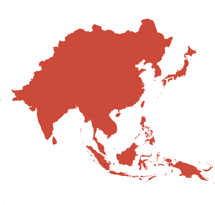 Map of Asia-Pacific